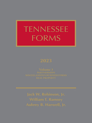 cover image of Tennessee Forms